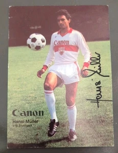 Hansi Müller Handsignierte Autogrammkarte,autograph,DFB,VfB Stuttgart - Bild 1 von 2