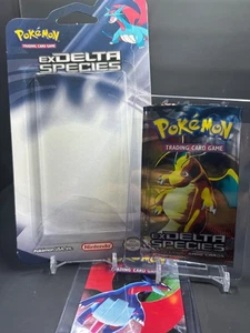 Paquete de refuerzo de ampolla de colección Pokemon TCG ☘️🔥💧⚡️ Especie Delta ⚡️💧🔥☘️ Vacío - Imagen 1 de 3