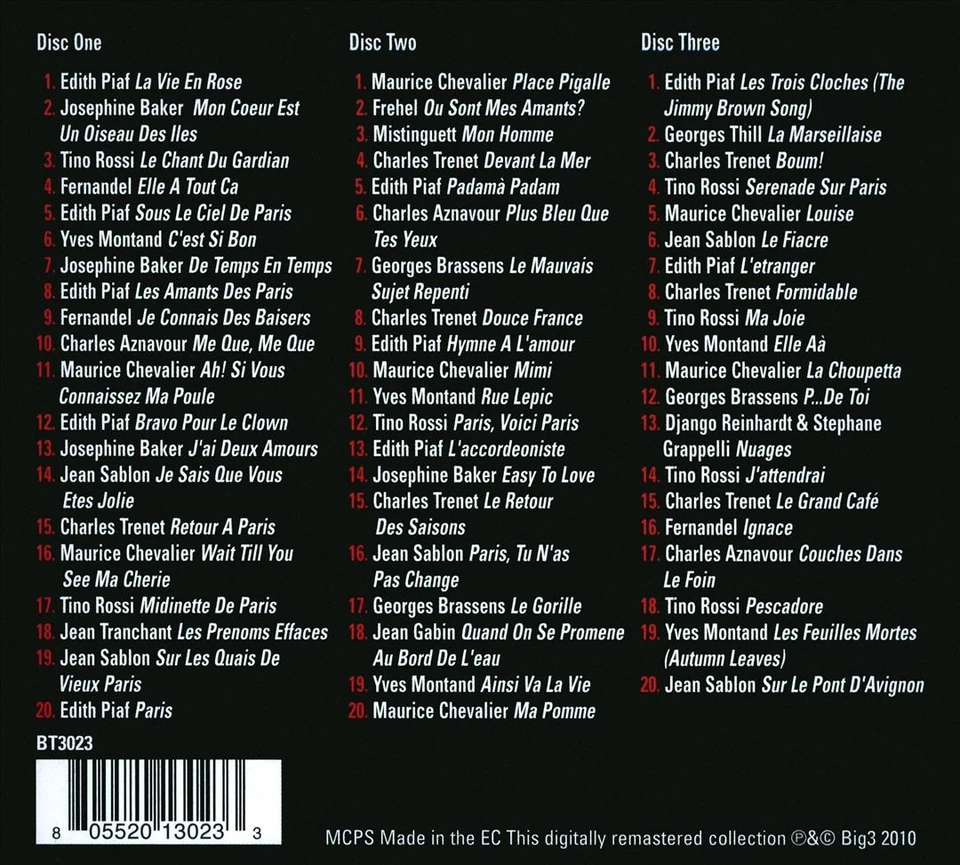 VARIOUS ARTISTS CAFÉ DE PARIS [BIG3] NEW CD Foto 1 de 1