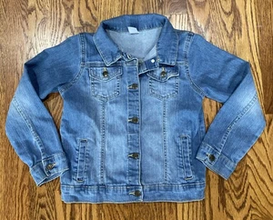 NWOT Carter’s Girls Sz 6X Denim Light Blue Button Up Jacket - Picture 1 of 4