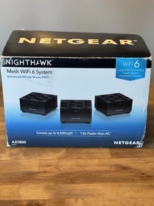 Sistema NETGEAR Nighthawk Mesh Wi-Fi 6 - Paquete de 3 - Imagen 1 de 4