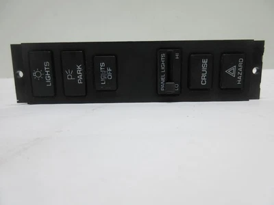 88-90 Buick Reatta Headlight Park Cruise Control Hazard Switch Panel OEM - Image 1 of 2