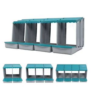 Chicken Nesting Box PP Chicken Egg Laying Box For Hens Ducks Poultry Comfor New - Picture 1 of 31