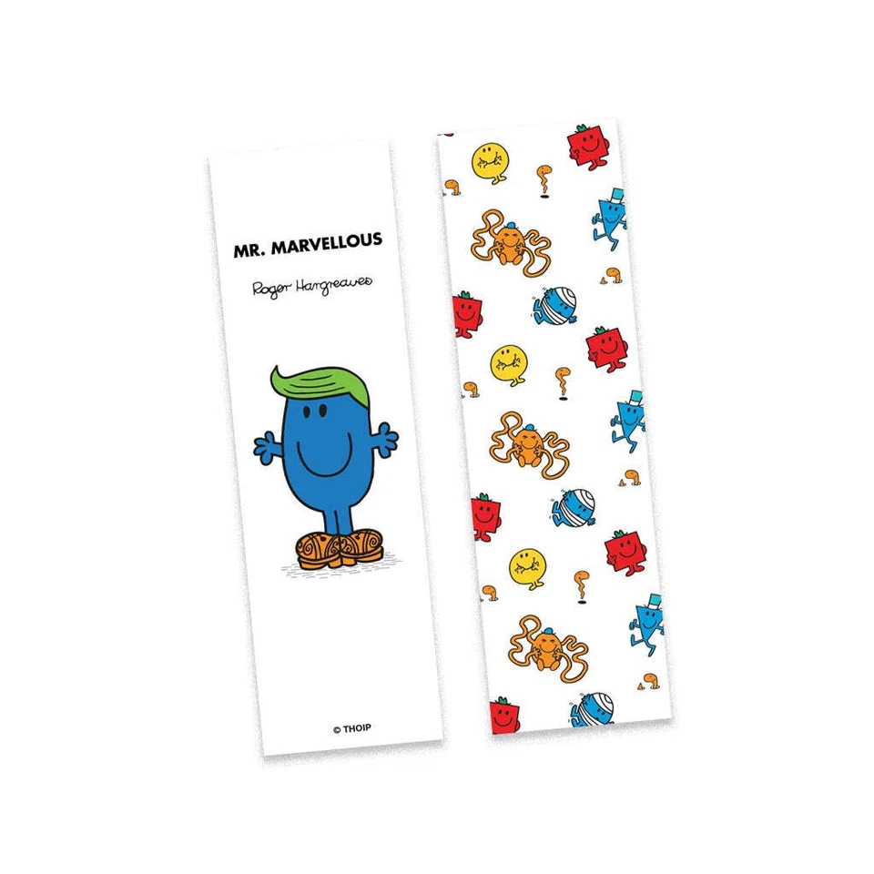 MR MEN LITTLE MISS Mr. Marvellous Bookmark Mr Men Reading Book Accessory Page Saver