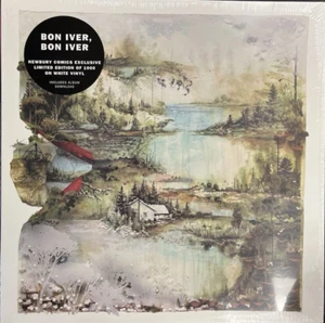 Bon Iver Bon Iver Vinyl LP NEW SEALED Ltd #1000 Newbury Comics White Vinyl - Picture 1 of 2