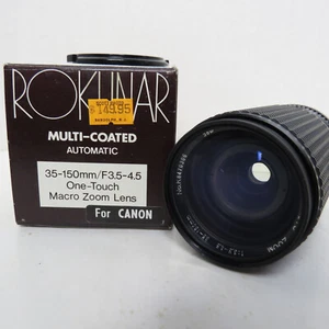 Rokunar Multi Coated 35-150mm / F3.5-4.5 Macro Zoom Lens Original Box - Picture 1 of 8