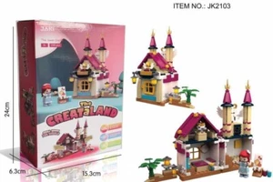 JAKI The Swan Castle 244pcs Building Block The Creat a Land - Schwanen-Schloss - Bild 1 von 1