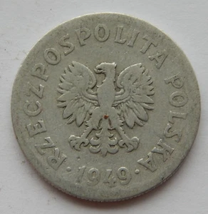 1949 Poland 50 Groszy Coin Y#44a  SB5752 - Bild 1 von 2