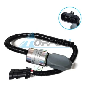 New 1753ES-12E6UC4B1S1CC43 Diesel Shut Down Solenoid 12V For Kubota Engine - Imagen 1 de 5