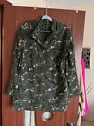 Camouflage Green Urban Republic Size L Hooded Modern Fit Jacket