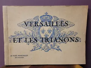 Vintage Versailles Et Les Trianons 24 Color Photos French Art - Imagen 1 de 5