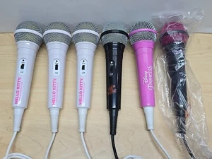 6 Microfoni Karaoke Disney Princess rosa congelato mostro alto Hello Kitty 1/4 E - Foto 1 di 6