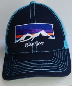 Mütze Glacier Mesh Trucker Snapback blau türkis verstellbar gebraucht top  - Bild 1 von 6