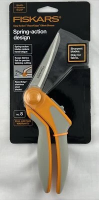 Fiskars Easy Action RazorEdge Offset Shears No. 8 - Image 1 of 3