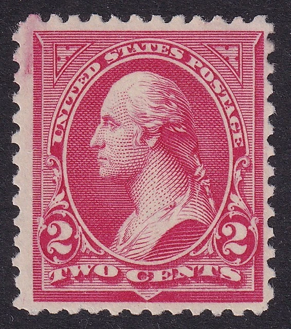 US Scott 252, 1894 Washington (Type III), 2c carmine, NH MINT - Image 1 of 1