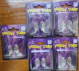 River2Sea (R2S) Plopper Trailer for Hollow Body Frog - FA-PT 5 PACKS of 2 New - Picture 1 of 2