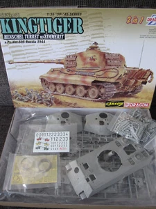Sd.Kfz 182 Königstiger Henschel-Turm mit Zimmerit von Dragon im Maßstab 1:35 NEU - Bild 1 von 1