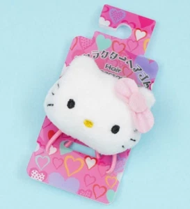 Soporte de cola de caballo elástico para cabello de felpa Hello Kitty "Liquidación" - Imagen 1 de 1