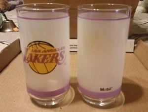 2 Vasos Vasos De Colección LA Lakers Baloncesto NBA Años 80 Promo Móvil - Imagen 1 de 6