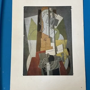 GEORGES BRAQUE RARE 1948 LMTD EDT FRENCH LITHOGRAPH PRINT " LA GUITARISTE " 1917 - Picture 1 of 5