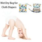 With Zippered Pockets Wet Bags Diaper Bag Printed Nappy Bag Napkin Storage