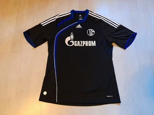 Adidas Schalke Gazprom Auswärts Trikot XL 2009 - 2010 schwarz TOP !!! - Bild 1 von 6