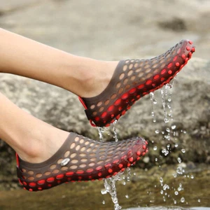 Water Shoes Women's Sandals Shower Swim Pool Beach River Aqua Comfort Garden NEW - Afbeelding 1 van 36