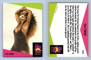 Tina Turner #139 Super Stars Musicards 1991 Pro Set Trading Card