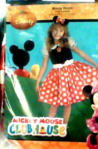 Minnie Mouse Disney Mädchen Kostüm Gr. S 4-6X Disney Classics Neu - Bild 1 von 2