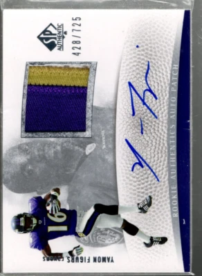 B0364- 2007 SP Authentic #288 Yamon Figurs RC Auto Jersey /725 - NM-MT - Image 1 of 2