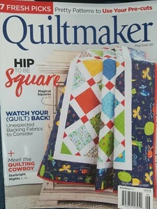BRAND NEW~"QUILTMAKER"~MAY/JUNE ISSUE 2020~iNSPIRING QUILTS TO MAKE! M4 - Picture 1 of 3