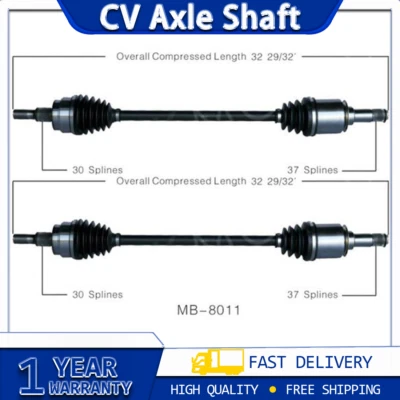 TrakMotive CV Axle Shaft CV joint 2x For from 2007 - 2012 Mercedes-Benz GL450 - Image 1 of 4