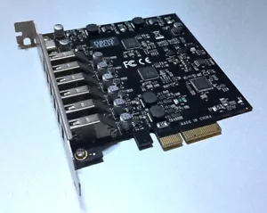8 Port SuperSpeed+ USB 3.2 Type-A+C Gen 2 PCIe Card *Apple Mac Pro 3,1-5,1 & 7,1 - Picture 1 of 10