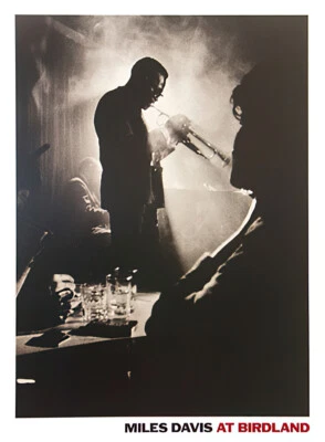Miles DaVIs - Live At Birdland - Music Poster / Art Print)