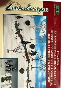 Lemax 2000 Village Landscape Extendable Mill Stream Set of 11 Christmas 2000 - Picture 1 of 6