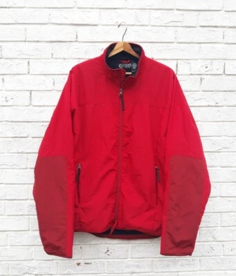 Chaps Jacket Coat Nylon Windbreaker Fleece Lined XXL Red - Image 1 of 4