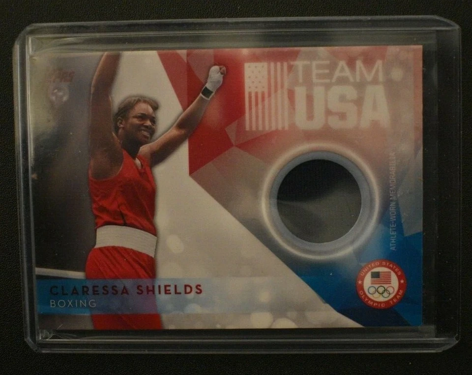 2016 Topps Olympic Team USA Claressa Shields relic memorabilia - Image 1 of 1