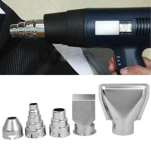 5pcs hot air blower hot air gun hot air dryer nozzle stainless steel NEW - Picture 1 of 11
