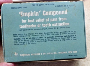 CAJA PUBLICITARIA MEDICINA COMPUESTA EMPIRINA DE COLECCIÓN CON EXTRAS MUESTRA DE CHARLATANERÍA - Imagen 1 de 7