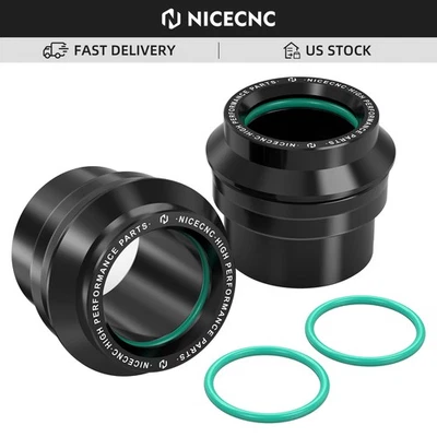 2 piezas espaciadores de rueda delantera Billet para Husqvarna TE300 TE300i FE250 FE350 2017-2024 Foto 1 de 4