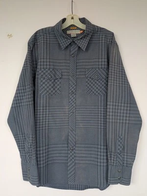 Quicksilver Edition Custom Fit Men's Button Shirt Pearl Snaps Western Blue Sz XL - Image 1 of 4