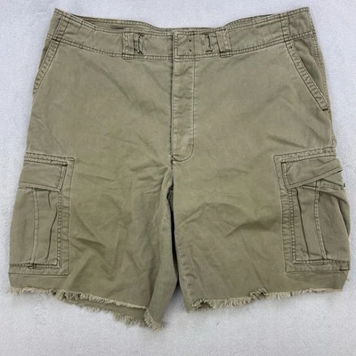 Pantalones Cortos de Carga Polo Ralph Lauren Para Hombres 40 Verde Oliva 67 Chino Botón Mosca Militar Foto 1 de 4