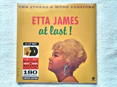 2Lp Stereo. Mono. 180G / Etta James At Last 2 Bonus Tracks Included Limited Edit - Image 1 of 4