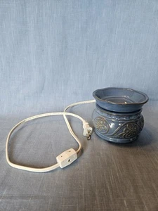 SC Johnson Glade Blue Ceramic Electric Slate Plate Wax Melter EUC Tested Works - Picture 1 of 8