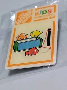 THE HOME DEPOT KIDS WORKSHOP IS NEW AUGUST BOAT PIN - Picture 1 of 2