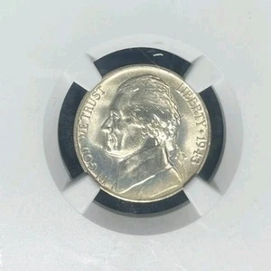 1943-P JEFFERSON SILVER WAR NICKEL~NGC MS67 5FS ~BEAUTIFUL COIN~  REF#83-019 - Picture 1 of 4