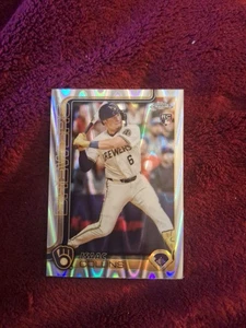 2025 Topps Chrome Isaac Collins Wave Refractor 92 (RC) - Bild 1 von 2