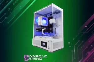 Custom Gaming Desktop Ryzen 5 RTX 3050 2TB SSD 32GB DDR4 White Atlas - Photo 1/8