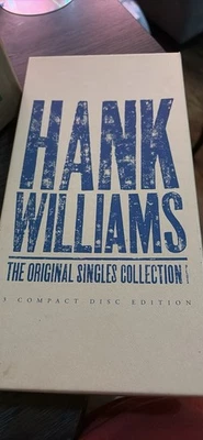 HANK WILLIAMS Original Singles Collection 3CD Box Set w/booklet - Mint - Image 1 of 2