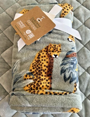 Deborah Connelly Jaguar Hand Towels Tropical Jungle - Image 1 of 2